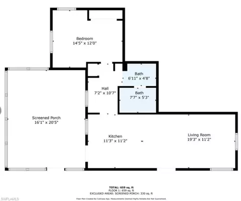 Floorplan - 2566 2nd St, Matlacha, FL 33993 photo 1 of 2