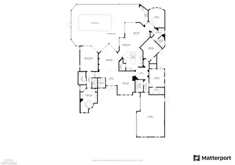 Floorplan - 2906 Leonardo Ave, Naples, FL 34119 photo 1 of 1