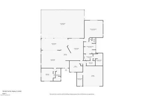 Floorplan - 735 Old Trail Dr, Naples, FL 34103 photo 1 of 1