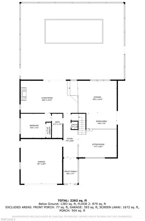 Floorplan - 27544 Bayshore Dr, Bonita Springs, FL 34134 photo 2 of 3