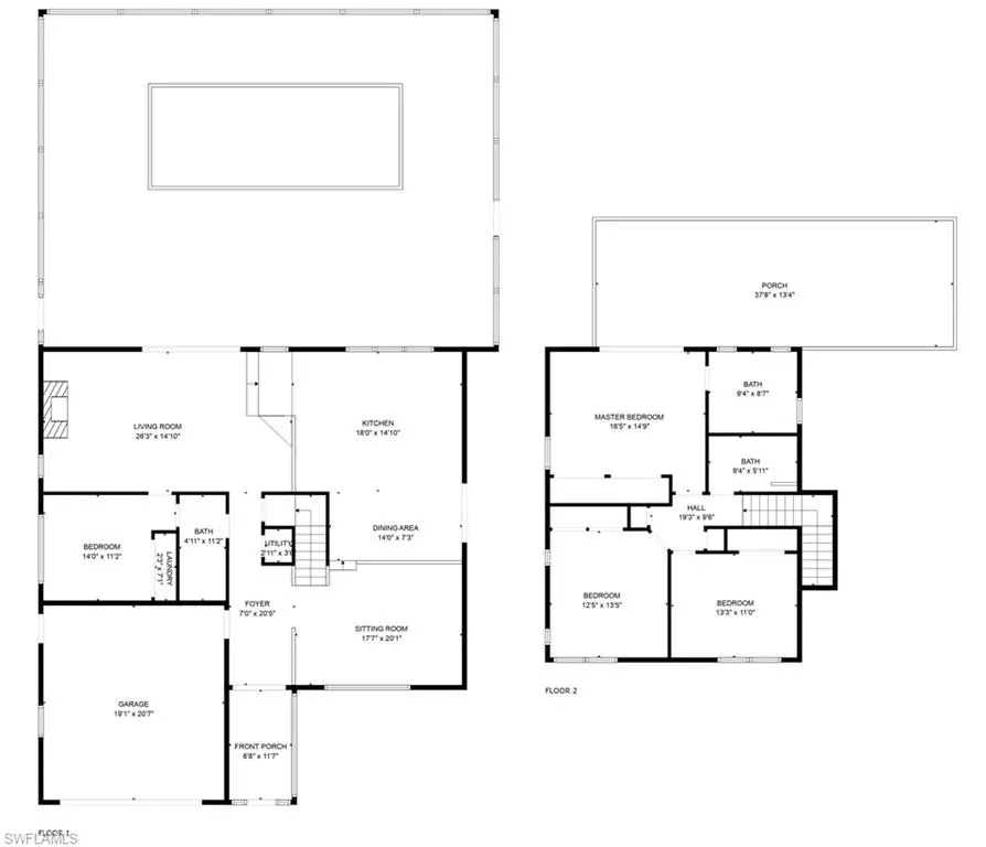Floorplan - 27544 Bayshore Dr, Bonita Springs, FL 34134 photo 1 of 3