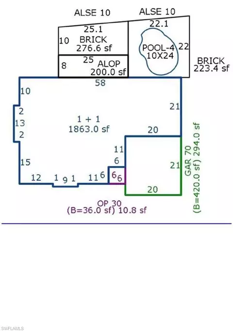 Floorplan - 237 Burning Tree Dr, Naples, FL 34105 photo 1 of 1