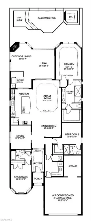 Floorplan - 8935 Cappello Ct, Naples, FL 34119 photo 1 of 1