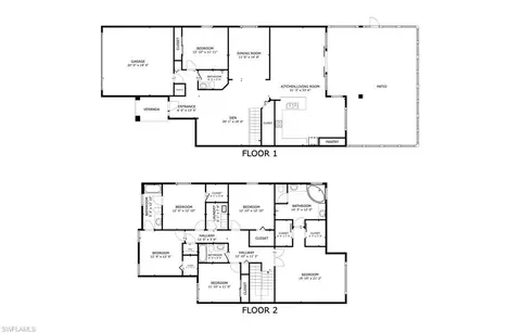 Floorplan - 3341 Baltic Dr, Naples, FL 34119 photo 2 of 2