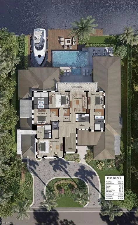 Floorplan - 1935 5th St S, Naples, FL 34102 photo 2 of 2
