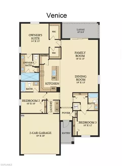 Floorplan - 19916 Beechcrest Pl, Estero, FL 33928 photo 1 of 1