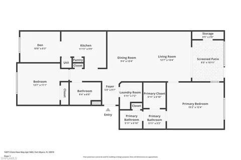 14971 Vista View Way #1003, Fort Myers, FL 33919