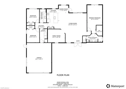 Floorplan - 176 Venus Cay, Naples, FL 34114 photo 1 of 1