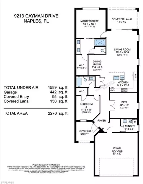 Floorplan - 9213 Cayman Dr, Naples, FL 34114 photo 1 of 1