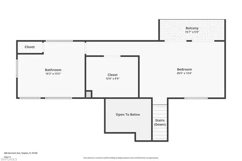 Floorplan - 368 Germain Ave, Naples, FL 34108 photo 4 of 5