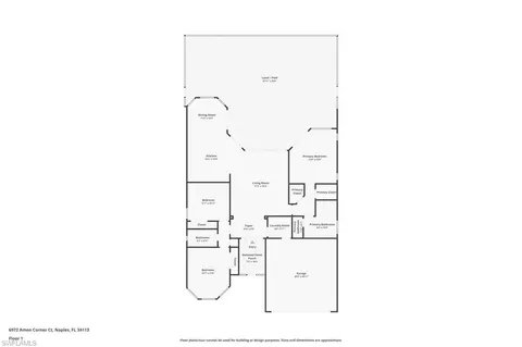 Floorplan - 6972 Amen Corner Ct, Naples, FL 34113 photo 1 of 1
