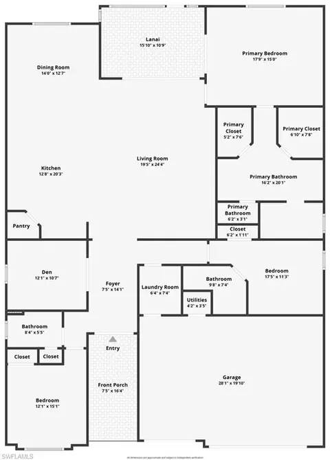 Floorplan - 21126 Verawood Loop, Estero, FL 33928 photo 1 of 1
