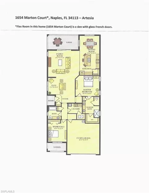Floorplan - 1654 Marton Ct, Naples, FL 34113 photo 1 of 1