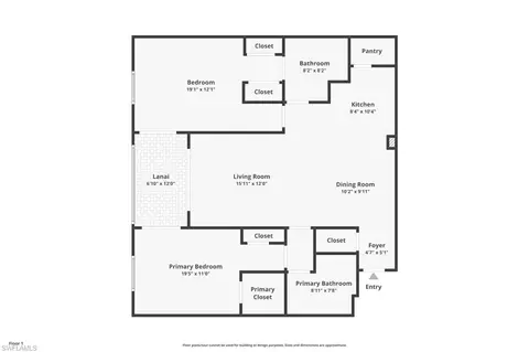 Floorplan - 1835 Florida Club Cir #3103, Naples, FL 34112 photo 1 of 1