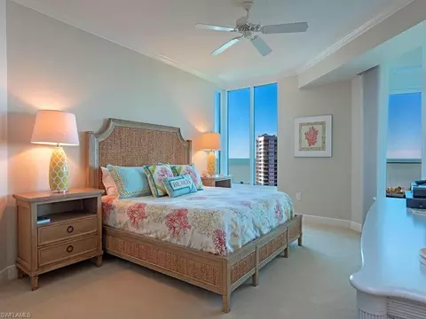 Bedroom - 60 Seagate Dr #1205, Naples, FL 34103 photo 2 of 3