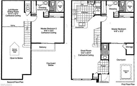 Floorplan - 71 Emerald Woods Dr #F2, Naples, FL 34108 photo 1 of 2