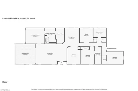 Floorplan - 8300 Lucello Ter N, Naples, FL 34114 photo 1 of 1
