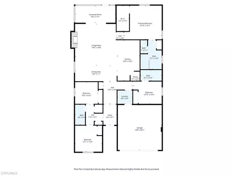 Floorplan - 19213 Gentry Pl, Estero, FL 33928 photo 1 of 1