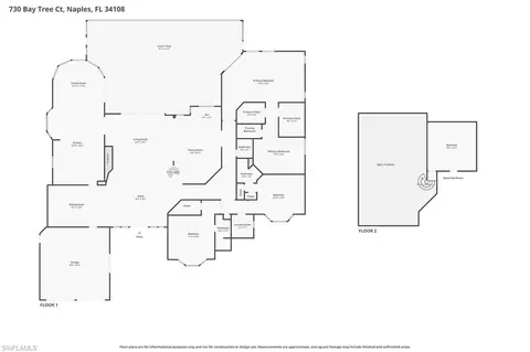 Floorplan - 730 Bay Tree Ct, Naples, FL 34108 photo 1 of 1