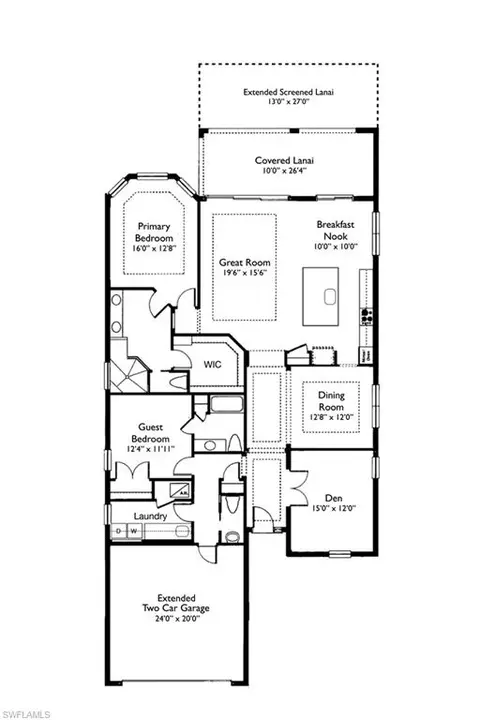 Floorplan - 8735 Cavano St E, Naples, FL 34119 photo 1 of 1