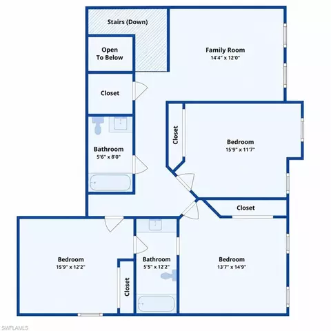 Floorplan - 4118 Raffia Dr, Naples, FL 34119 photo 2 of 2