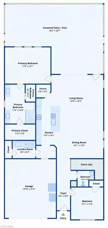 Floorplan - 4118 Raffia Dr, Naples, FL 34119 photo 1 of 2