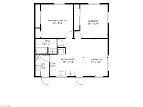 Floorplan - 559 105th Ave N, Naples, FL 34108 photo 2 of 2
