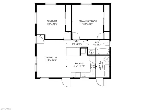 Floorplan - 559 105th Ave N, Naples, FL 34108 photo 1 of 2
