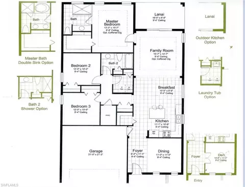 Floorplan - 3571 Canopy Cir, Naples, FL 34120 photo 1 of 1