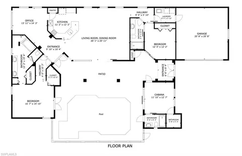 Floorplan - 516 Eagle Creek Dr, Naples, FL 34113 photo 1 of 1