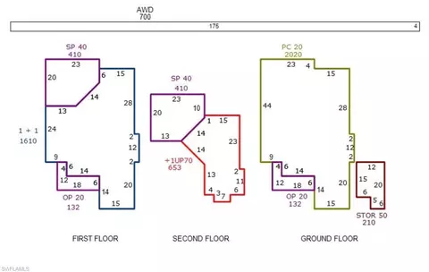 Floorplan - 86 Dolphin Cir, Naples, FL 34113 photo 1 of 1