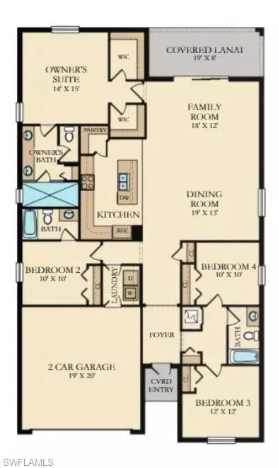 Floorplan - 19639 Beechcrest Pl, Estero, FL 33928 photo 1 of 1