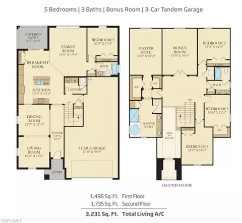 Floorplan - 2159 Hamlin St, Naples, FL 34120 photo 1 of 2
