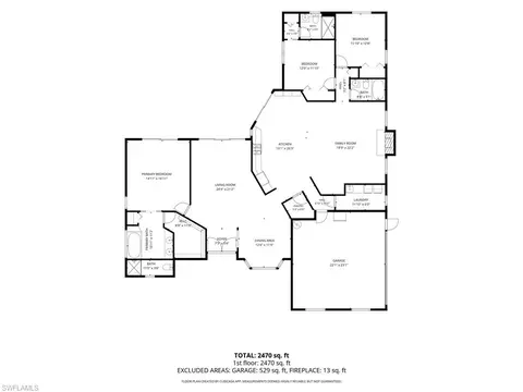 Floorplan - 240 Stonegate Ct, Naples, FL 34119 photo 1 of 1