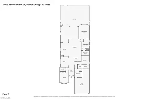 Floorplan - 23729 Pebble Pointe Ln, Bonita Springs, FL 34135 photo 1 of 1