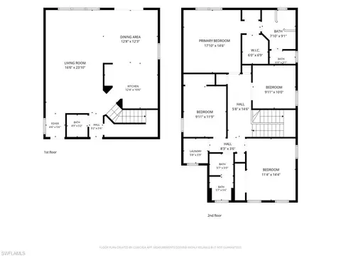 Floorplan - 8785 Madrid Cir, Naples, FL 34104 photo 1 of 1
