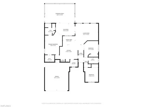 Floorplan - 22178 Seashore Cir, Estero, FL 33928 photo 1 of 1