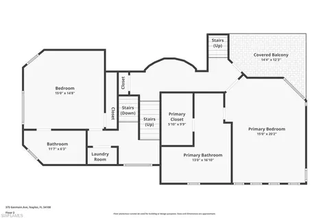 Floorplan - 375 Germain Ave, Naples, FL 34108 photo 4 of 4