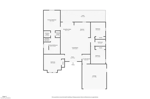 Floorplan - 4157 68th Ave NE, Naples, FL 34120 photo 1 of 1