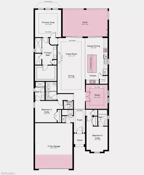 Floorplan - 15714 Genova Dr, Naples, FL 34114 photo 1 of 1