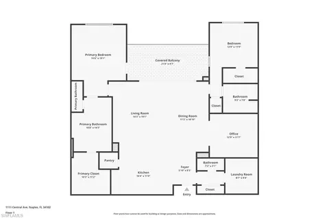 Floorplan - 1115 Central Ave S #352, Naples, FL 34102 photo 1 of 1