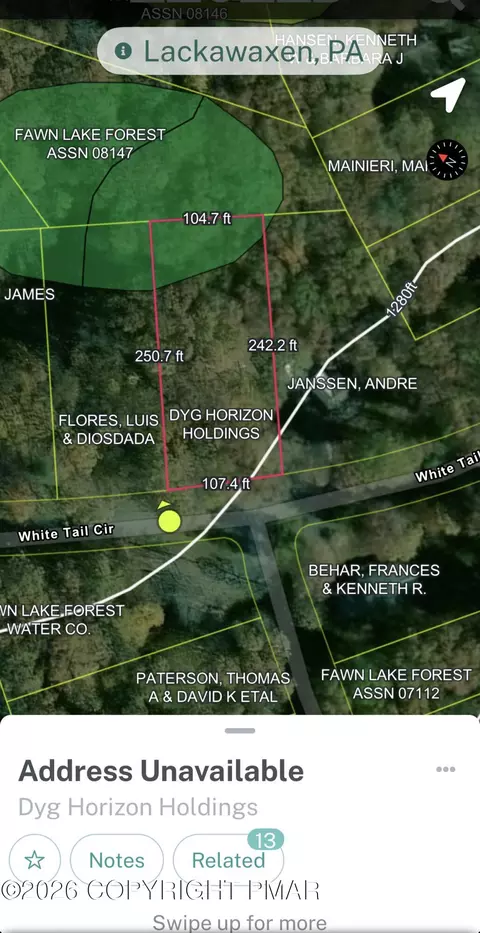 lot154 White Tail Cir, Hawley, PA 18428