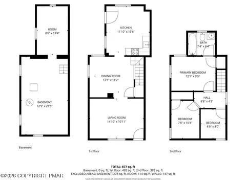 Floorplan - 539 Harrison Ave, Scranton, PA 18510 photo 5 of 8