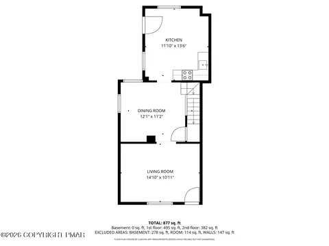 Floorplan - 539 Harrison Ave, Scranton, PA 18510 photo 7 of 8