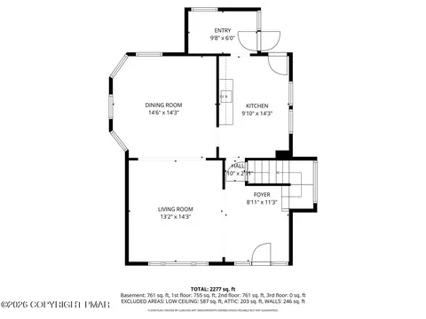 Floorplan - 539 Harrison Ave, Scranton, PA 18510 photo 3 of 8