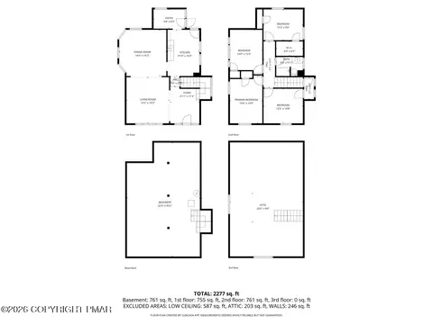 Floorplan - 539 Harrison Ave, Scranton, PA 18510 photo 1 of 8