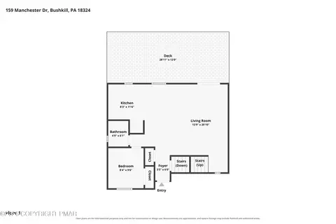 Floorplan - 159 Manchester Dr, Bushkill, PA 18324 photo 1 of 4