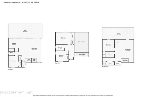 Floorplan - 159 Manchester Dr, Bushkill, PA 18324 photo 4 of 4