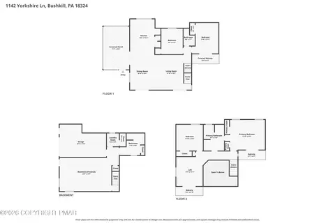 Floorplan - 1142 Yorkshire Ln, Bushkill, PA 18324 photo 4 of 4