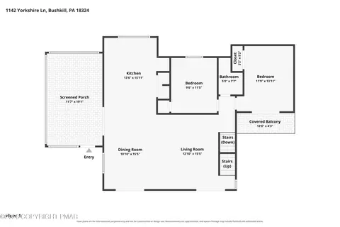 Floorplan - 1142 Yorkshire Ln, Bushkill, PA 18324 photo 1 of 4
